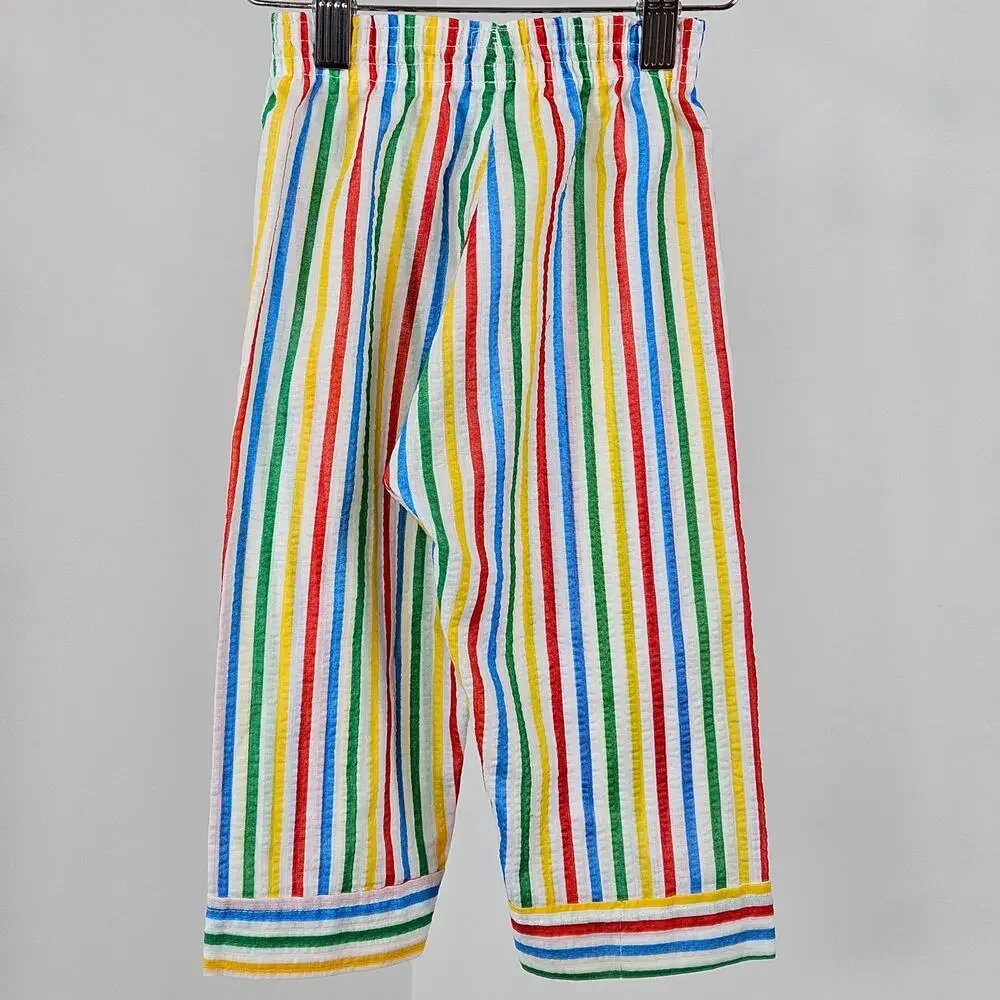 Tom N Jerry Vintage Circus Stripes Kid's‎ Toddler Pajama Set | Size 2